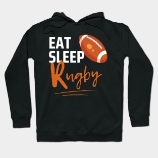 Eat Sleep Rugby Hoodie